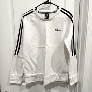 Adidas White Long Sleeve Tee